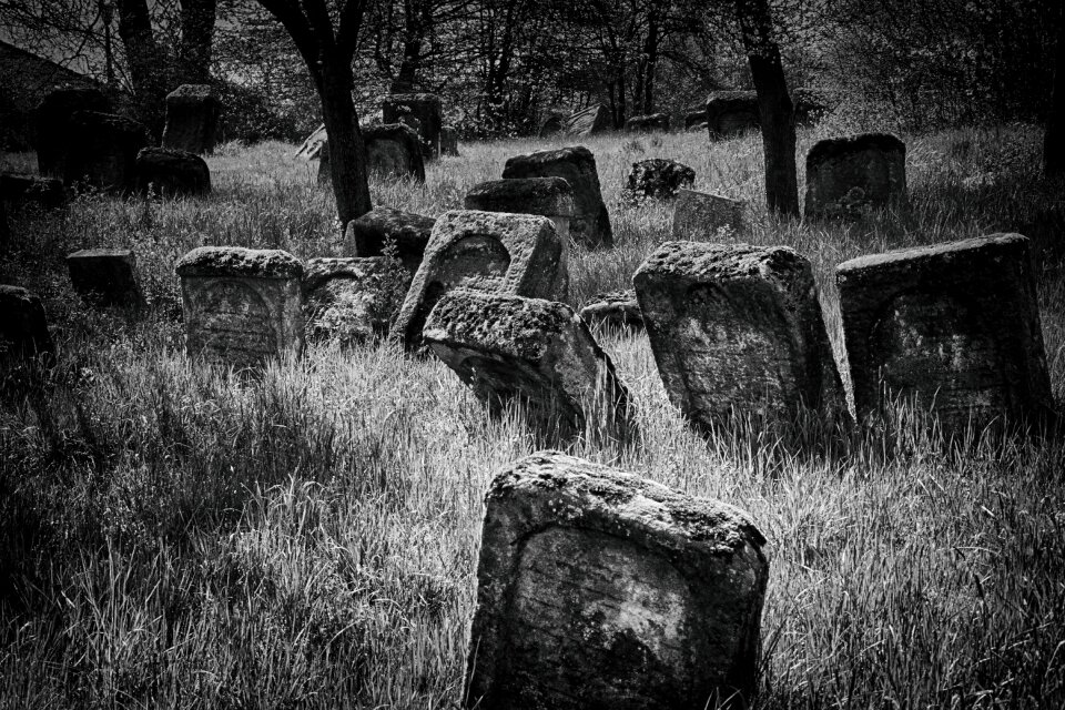 Stone black and white photography jewish