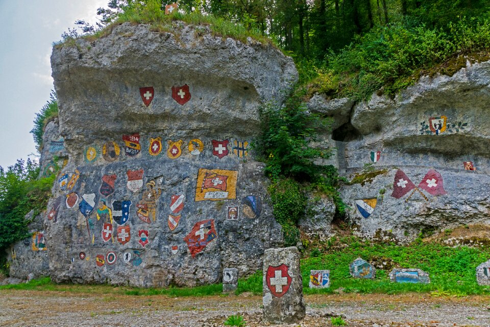 Switzerland painting mural