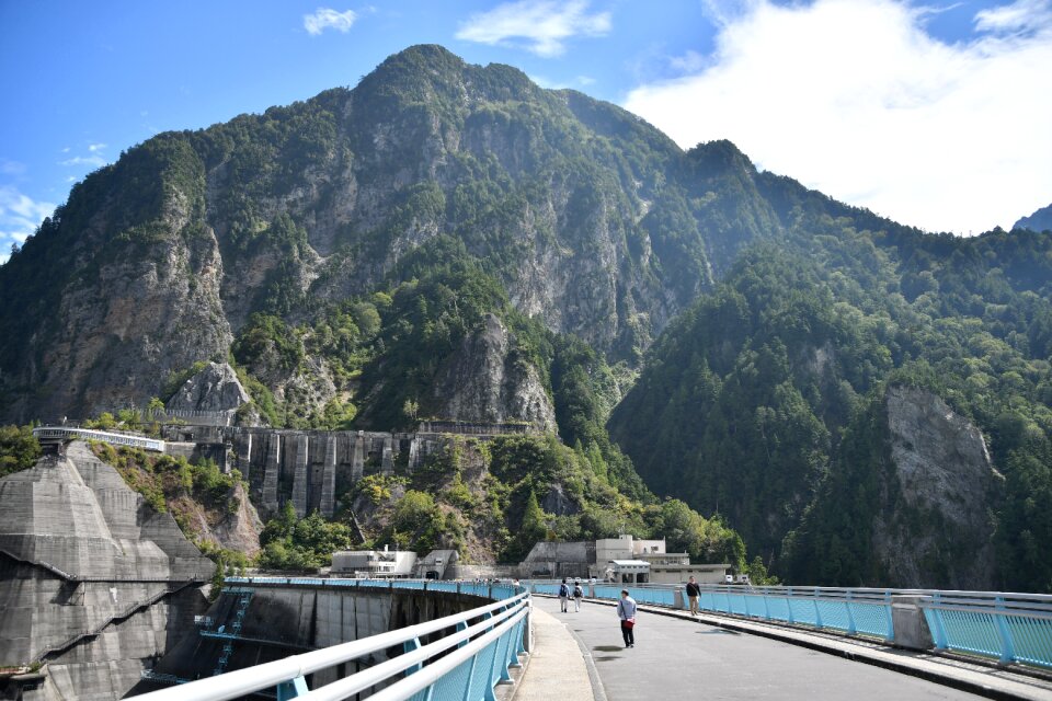 Kurobe dam kurobe wall lake of kurobe dam