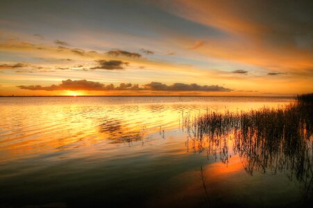 Nature lake water