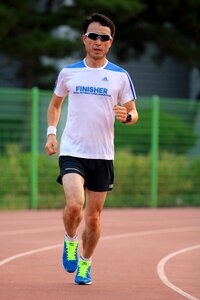 Track jogging playground photo