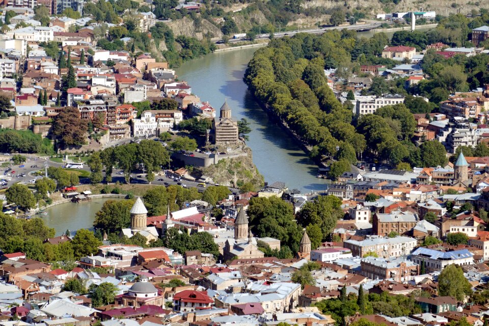 Tourism panorama city photo