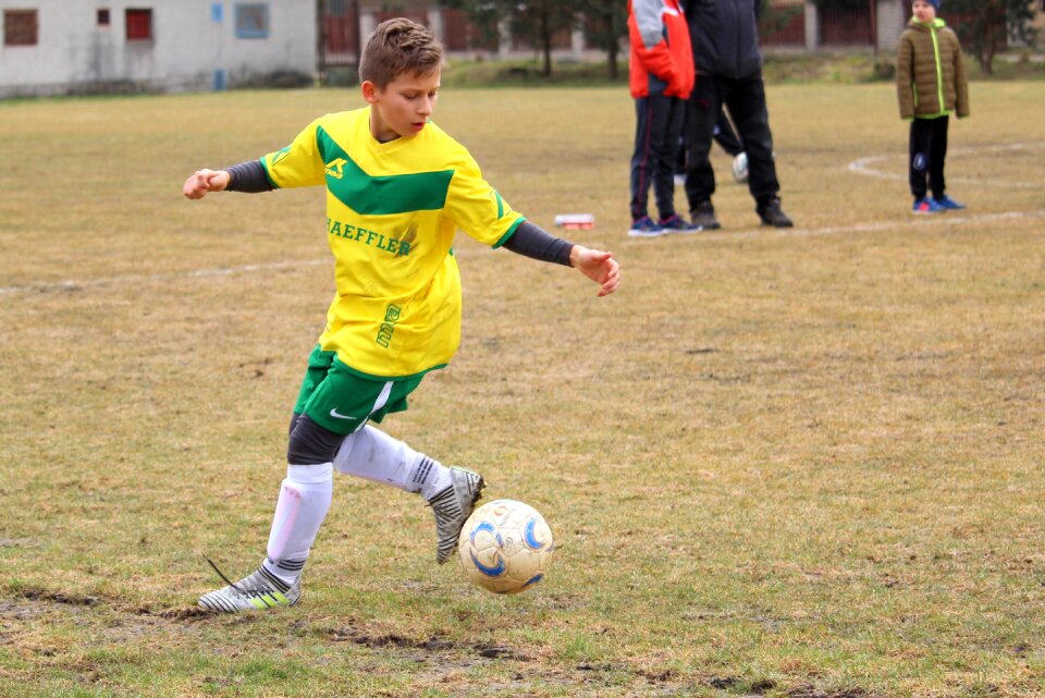 Pupils younger pupils footballer