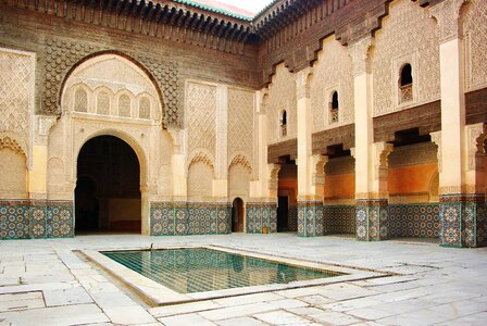 Basin mosaic art