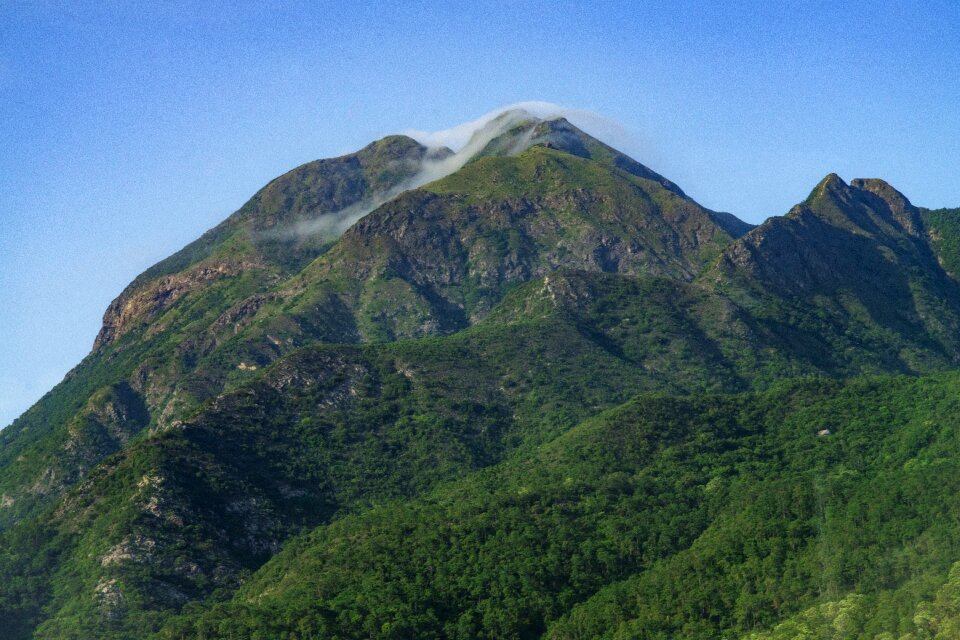 Sky landscape mountain view photo