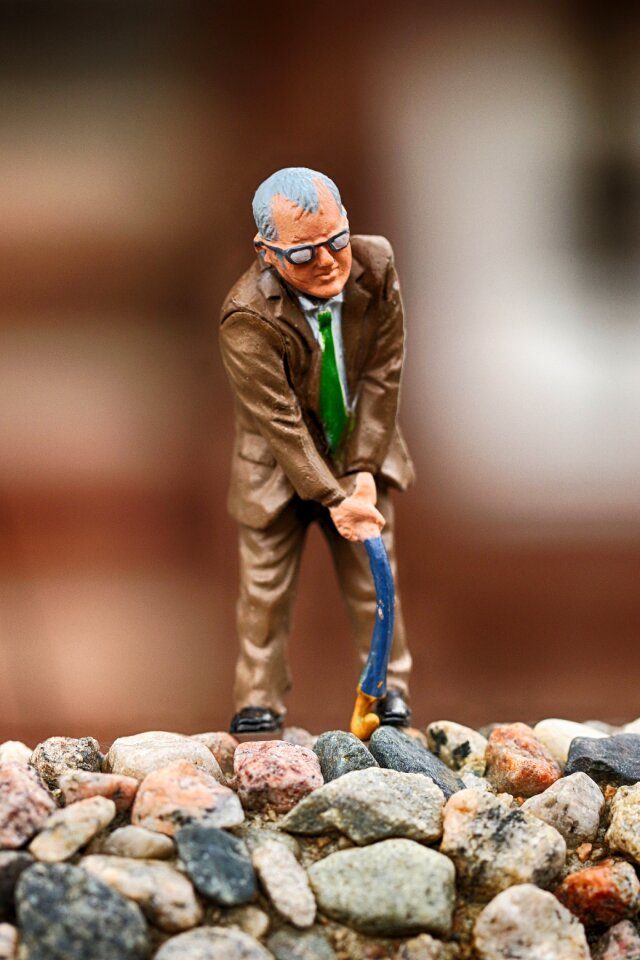 Miniature play man