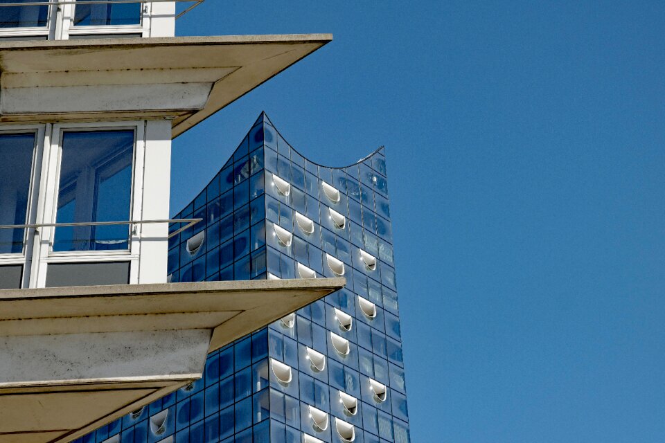 Harbour city landmark architecture