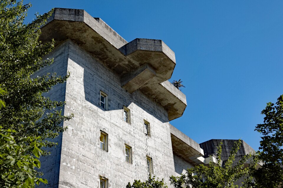 Architecture flak bunker sankt pauli