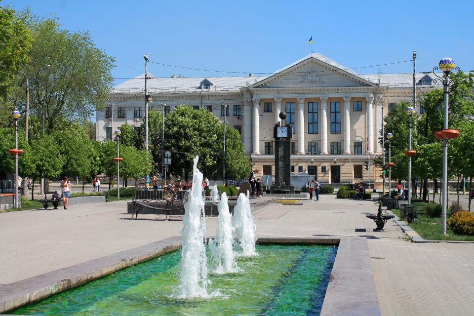 City hall spring architecture