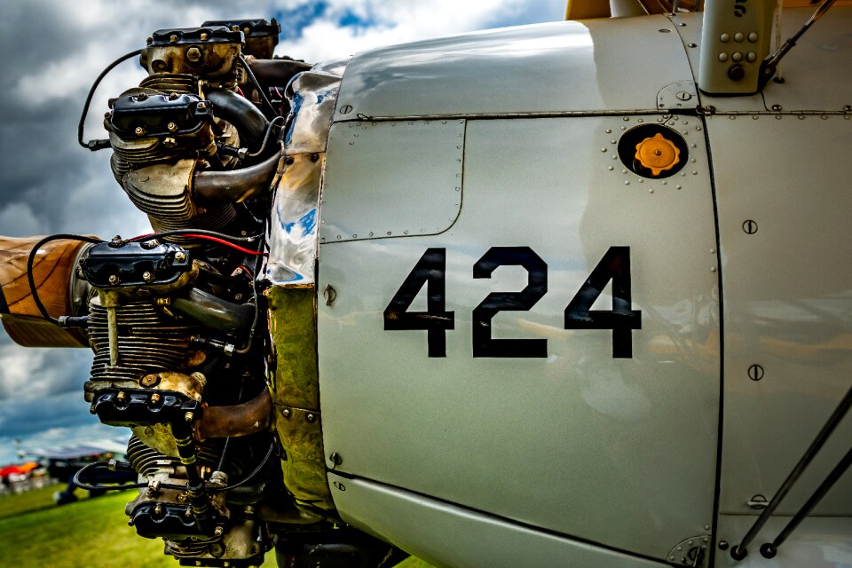 Retro antique airshow