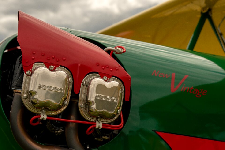 Retro antique airshow