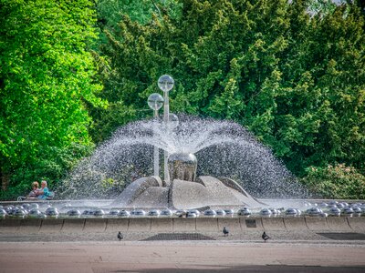 Park gushing architecture photo