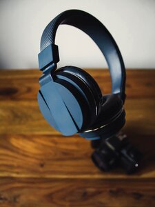 Music headphones sound photo