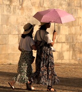 Umbrella parasol young
