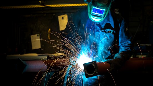 Flame technology metal work