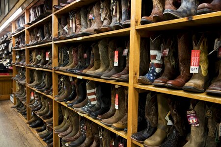 Shoe boot store photo