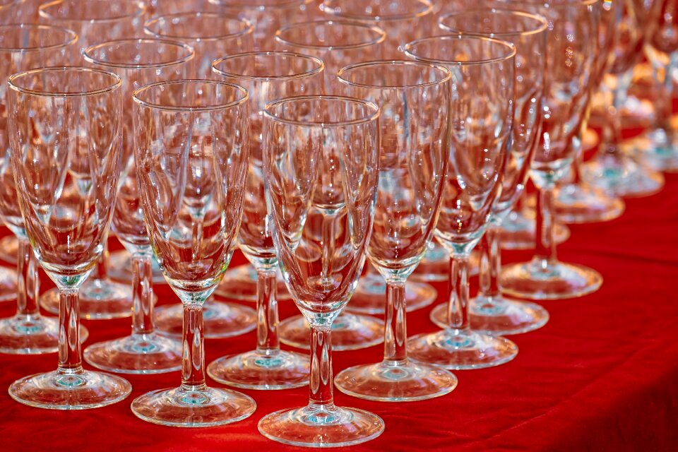 Glass mirroring celebration