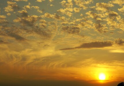 Sunset cloud cloud medium