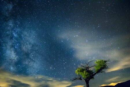 Night universe starry photo