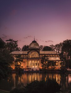 Sunset landscape panoramic