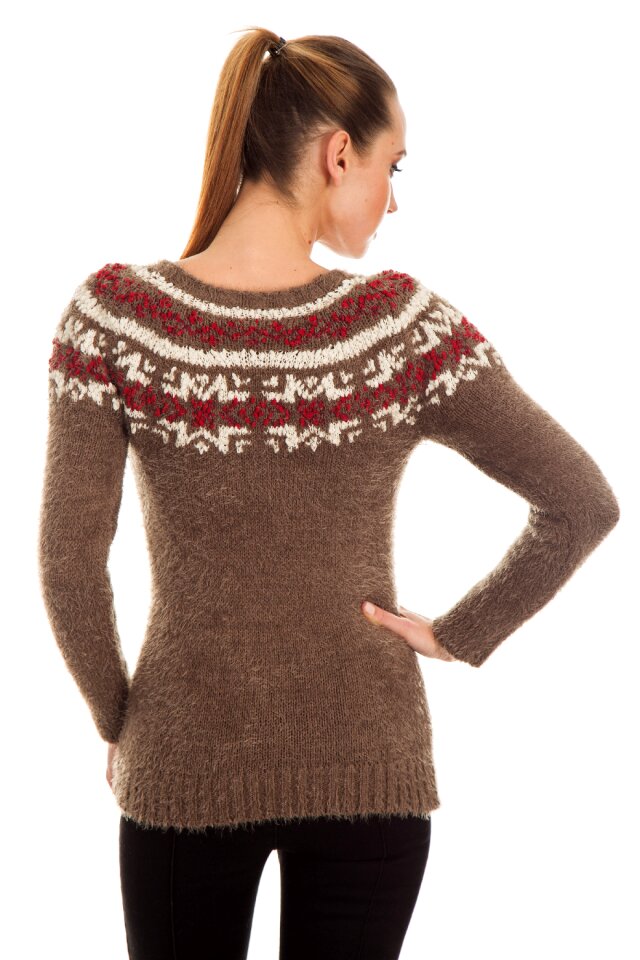Fabric knitting winter