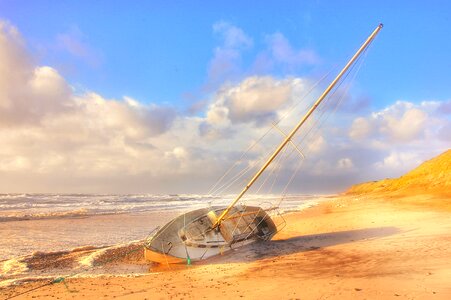 Water nature ship