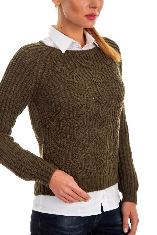 Fabric knitting winter