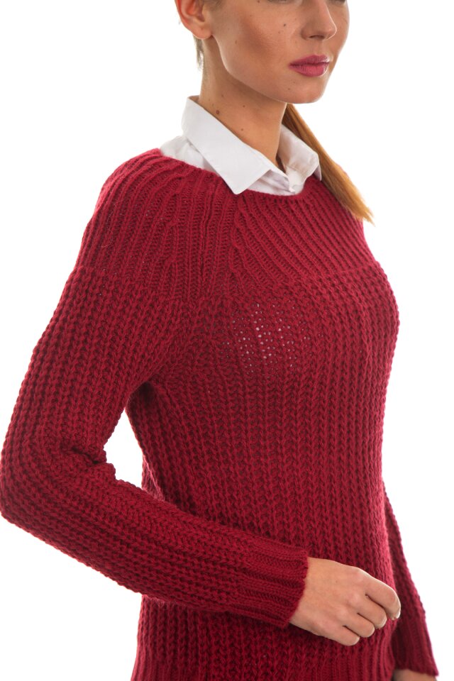 Fabric knitting winter