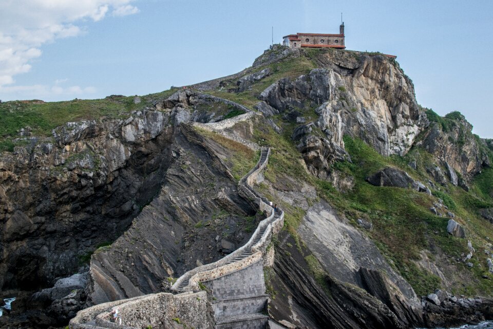 Landscape tourism cliff