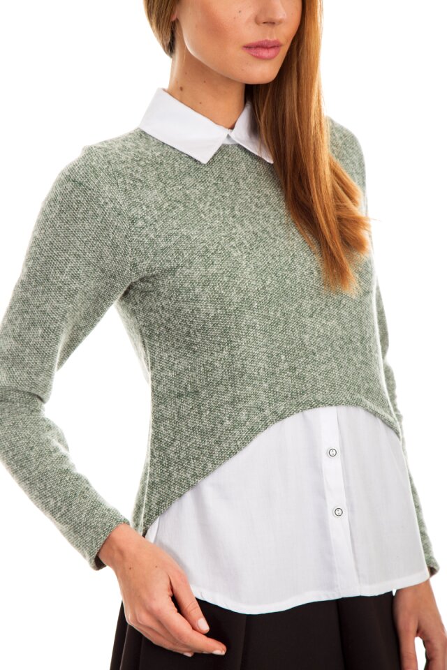 Fabric knitting winter