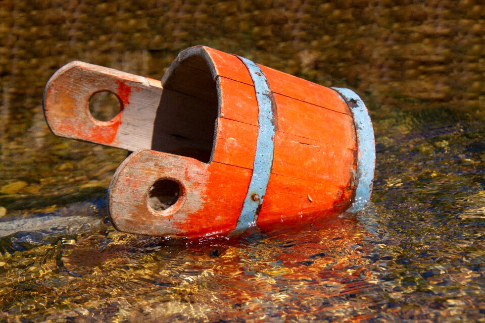 Bucket orange colorful