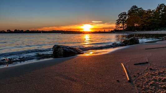 Elbe water sky photo