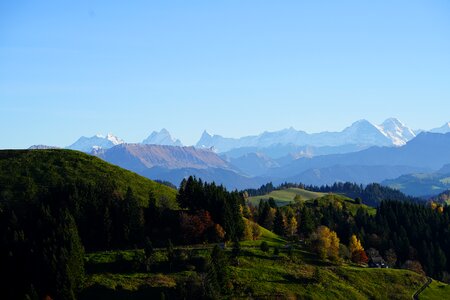 Alpine panorama panorama landscape photo