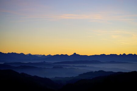 Emmental mountains alpine