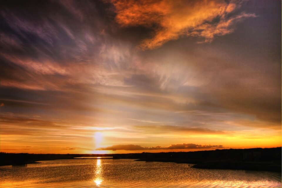 Clouds nature sunrise