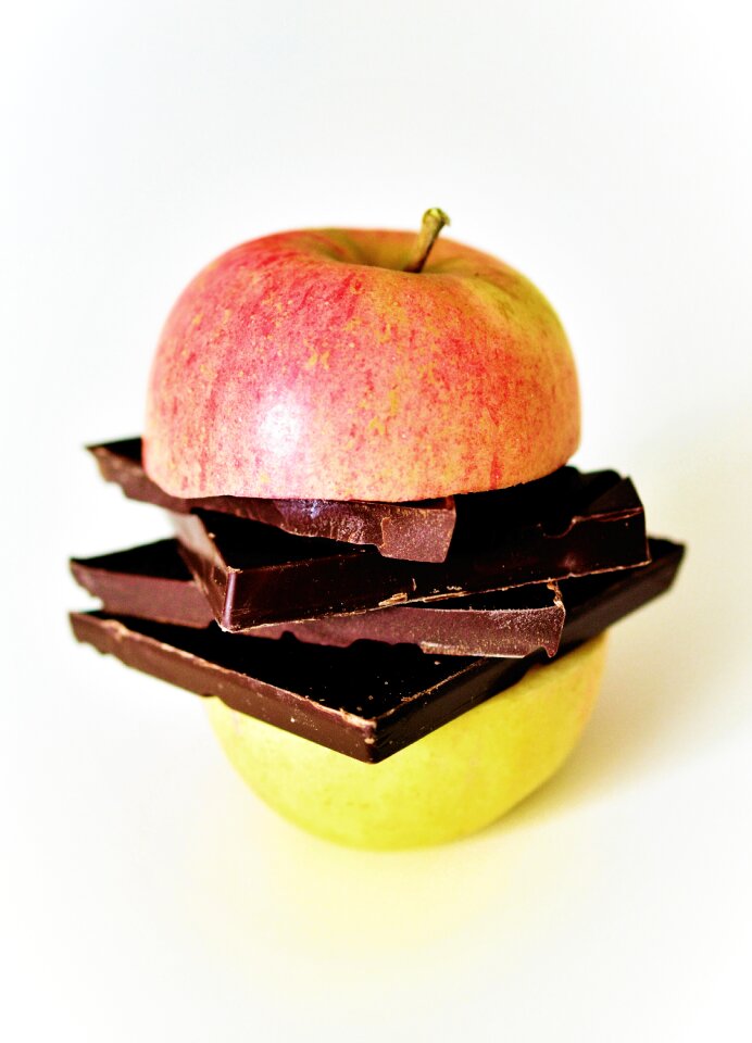 Chocolate fruit food