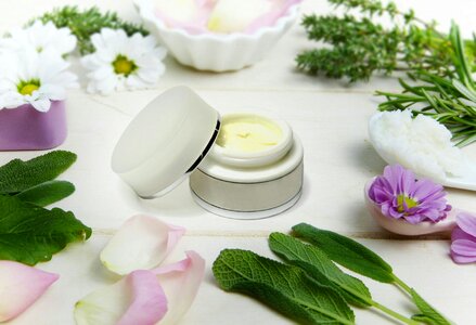 Cosmetics lid fragrance photo