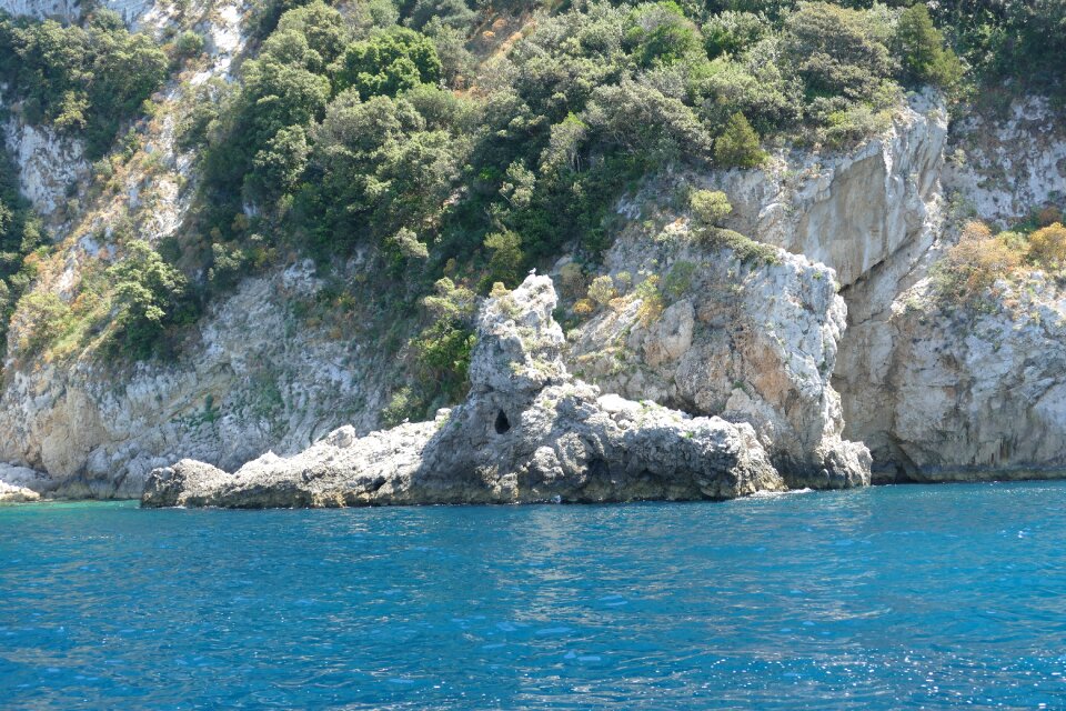 Mediterranean nature rock