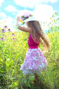 Happy summer meadow photo