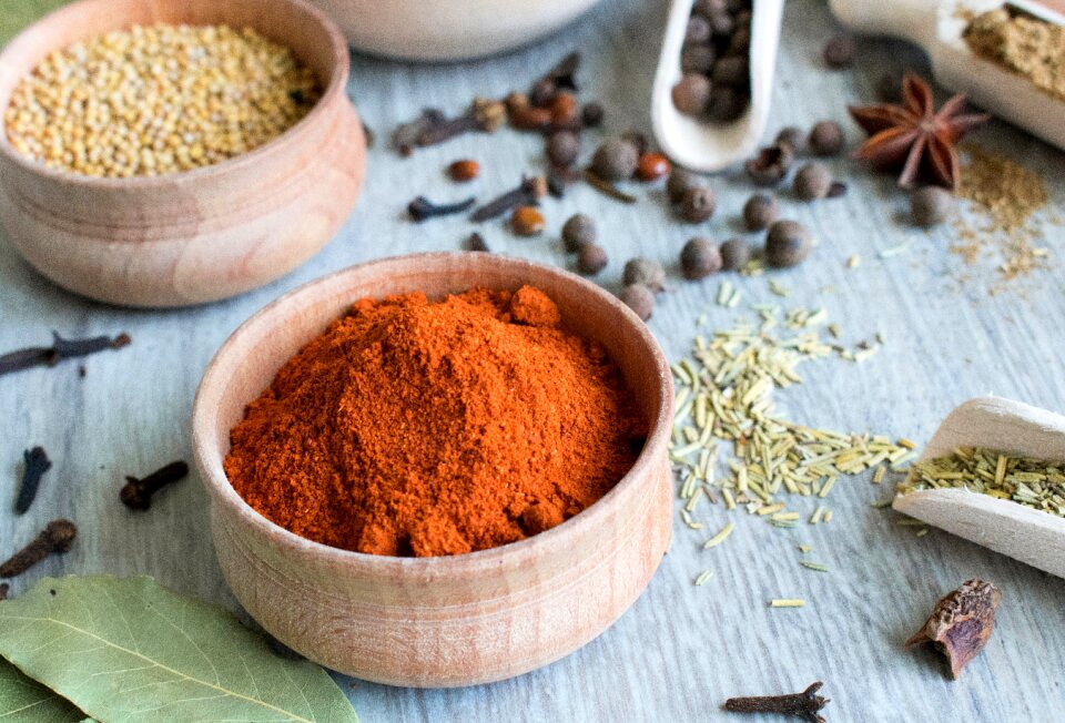 Krupnyj plan aroma seasoning