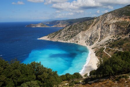 Kephalonia myrtos beach beach