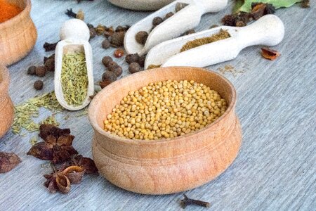 Krupnyj plan aroma seasoning