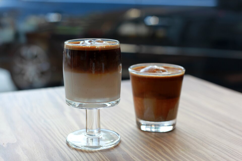 Caffeine cappuccino brown