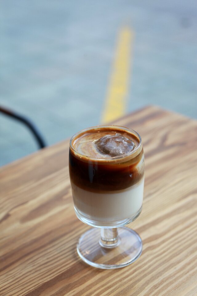 Caffeine cappuccino brown