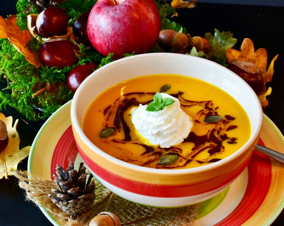 Orange potato soup ginger soup