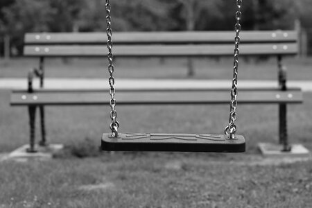 Migration empty playground park