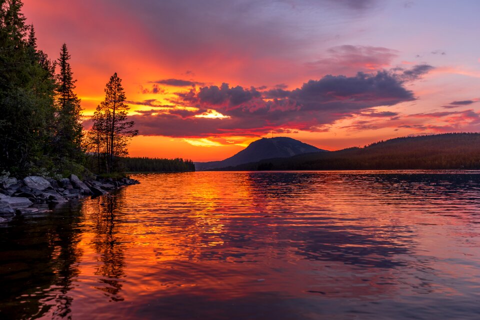 Nature landscape clouds photo