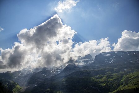 Landscape sky alpine photo