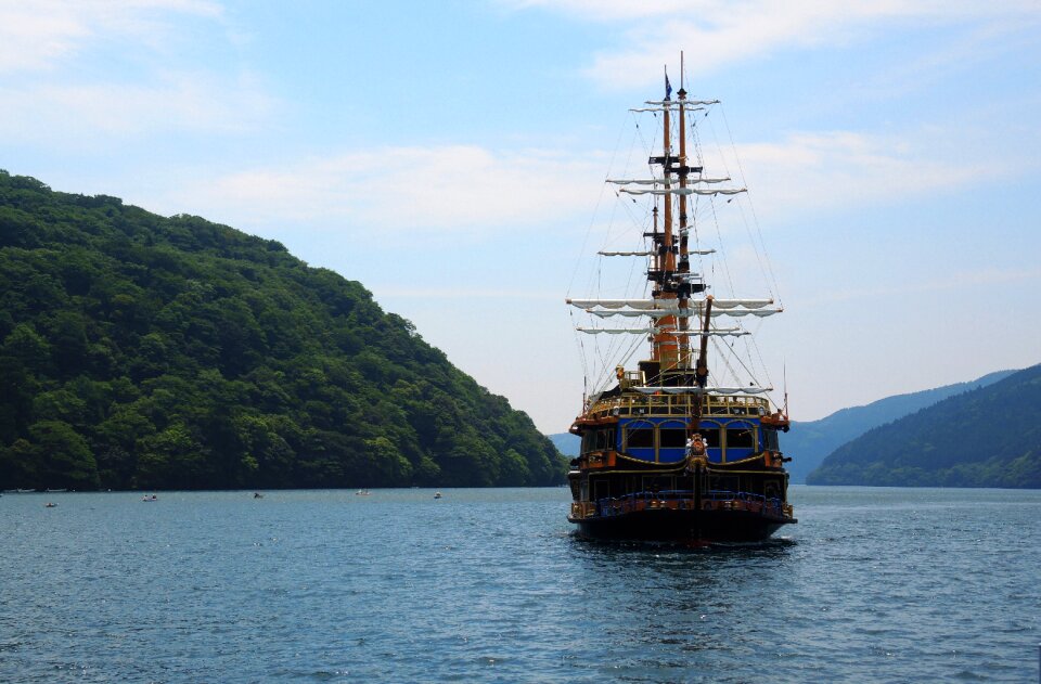 Sailboat hakone water
