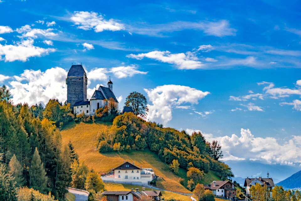 Autumn castle austria